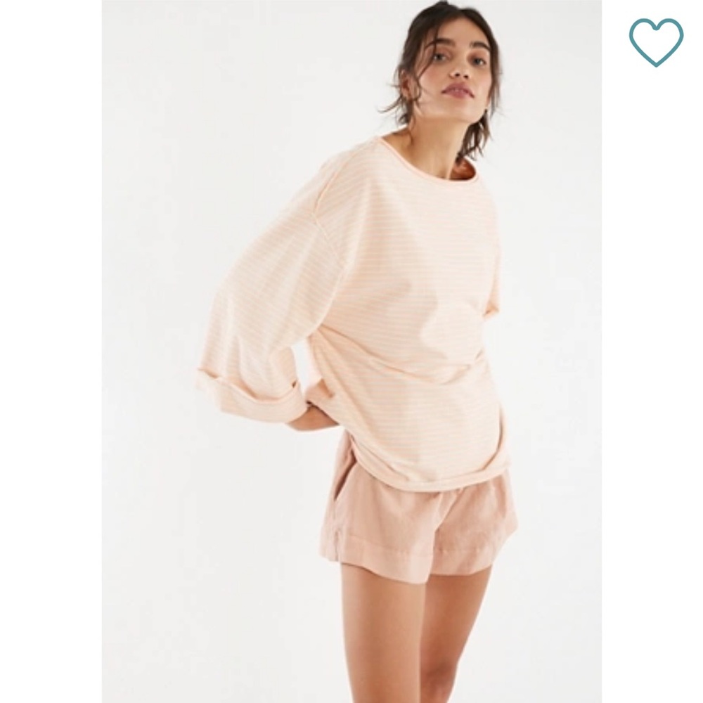 Free People WE THE FREE C'est La Vie Tee TROPICAL BEACH NWT